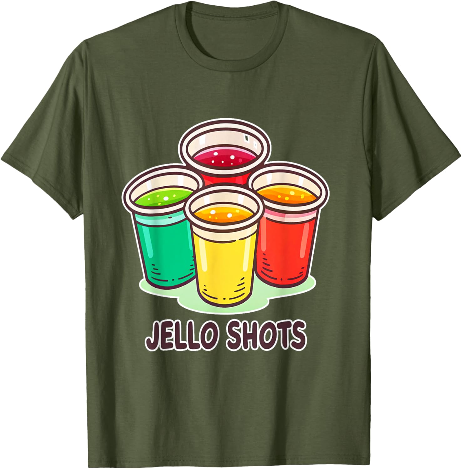 Colorful Jello Shots Party T-Shirt for Fun Celebrations and Events - 17