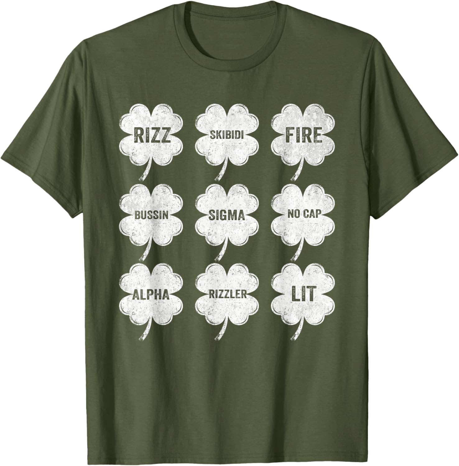 Skibidi St Patricks Day Funny Rizz Boys Kids T-Shirt for Fun Celebrations - 3