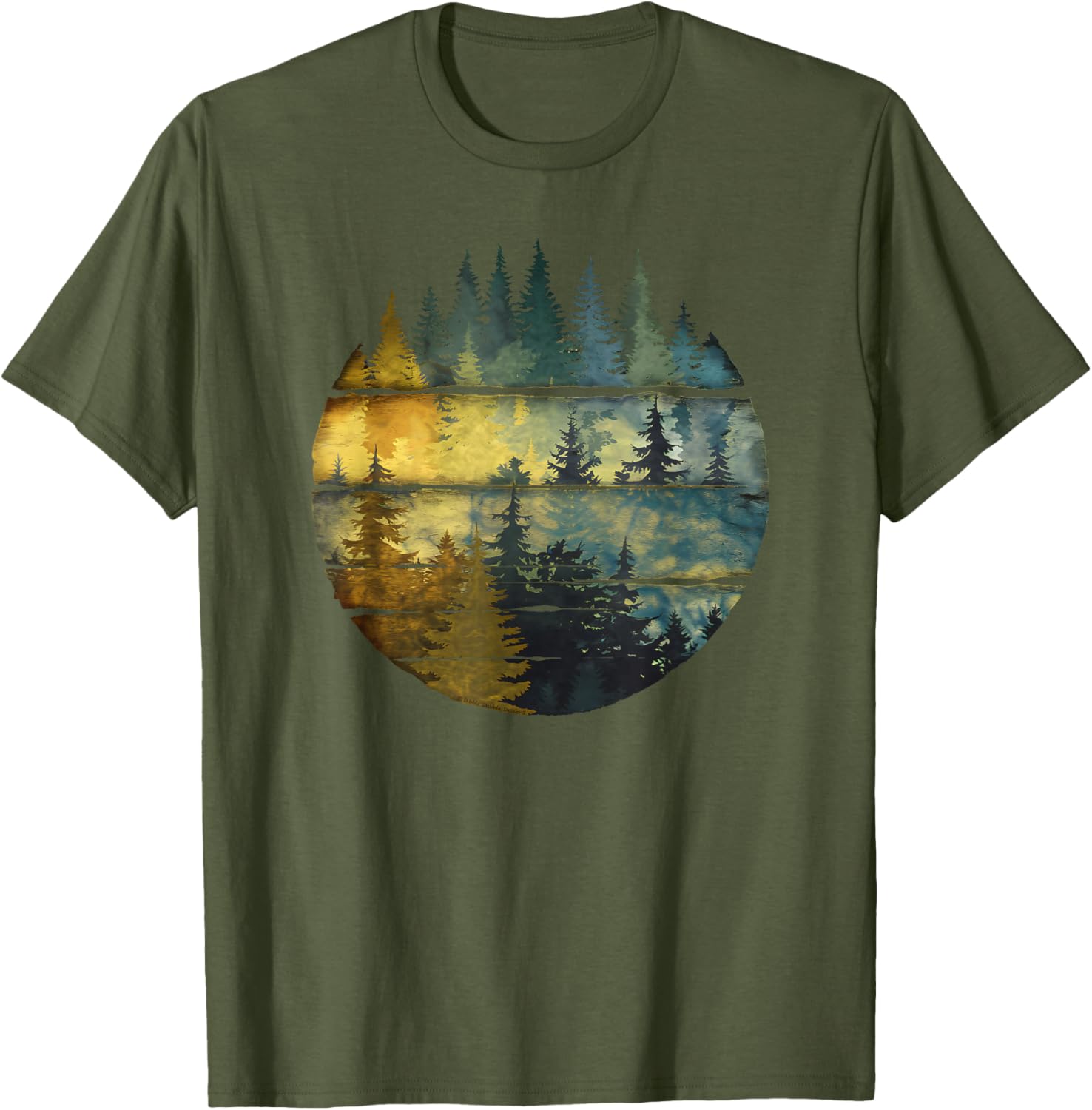 Dibble Dabble Designs Grey Outdoor Nature Graphic T-Shirt for All Ages - 3