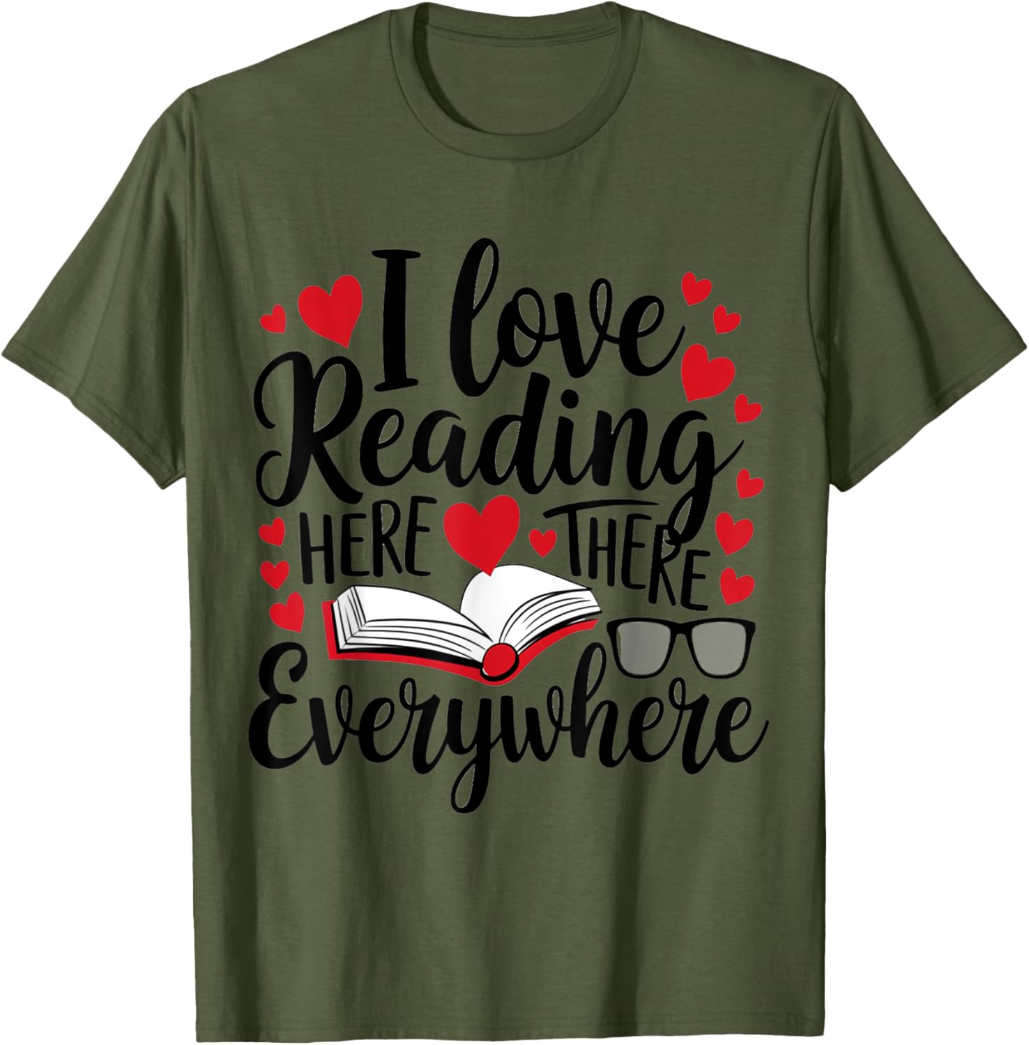 Good Day to Read Book Across America Kids T-Shirt for Young Readers - 10