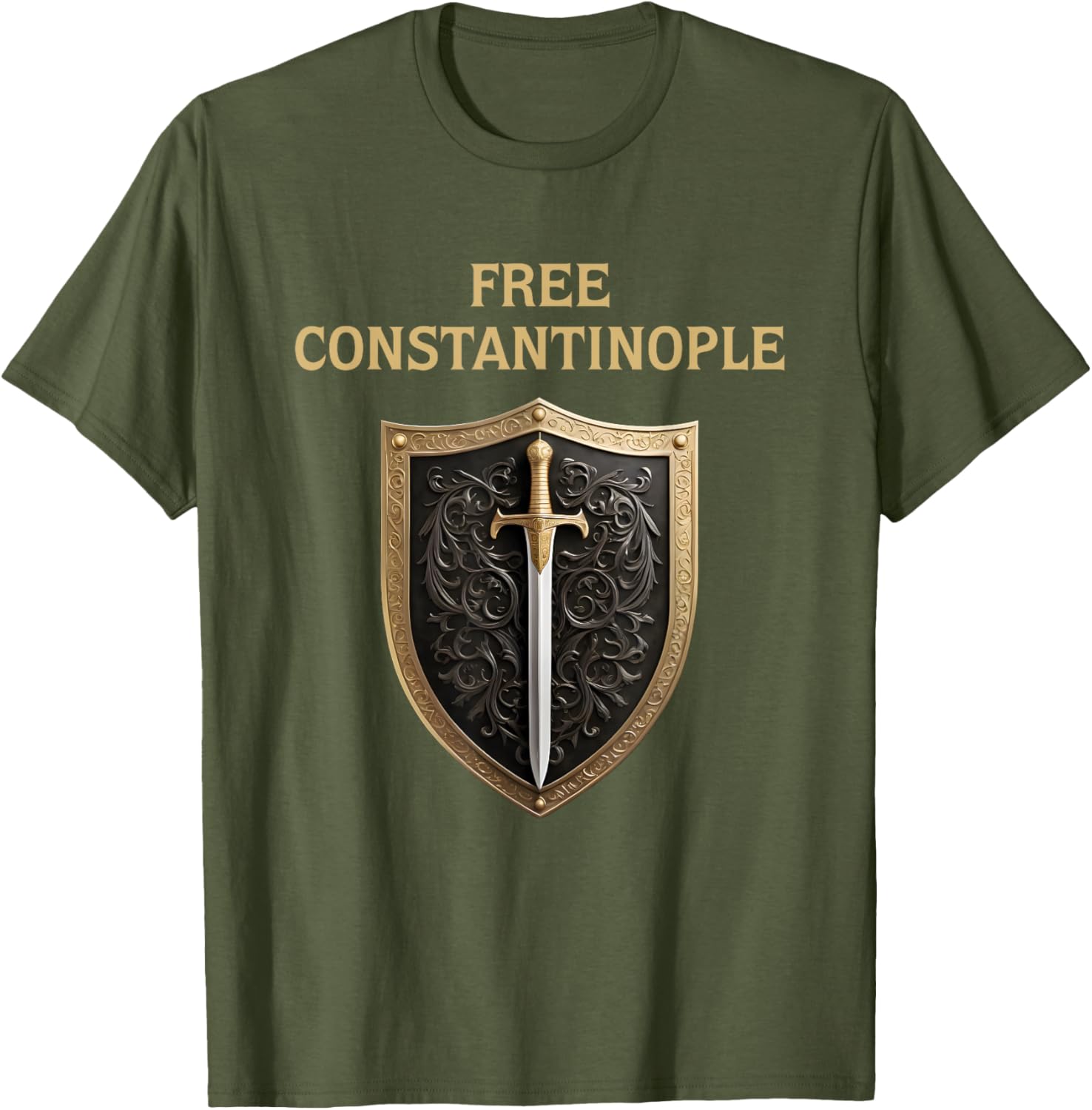 Free Constantinople T-Shirt Celebrating Eastern Roman History and Culture - 7