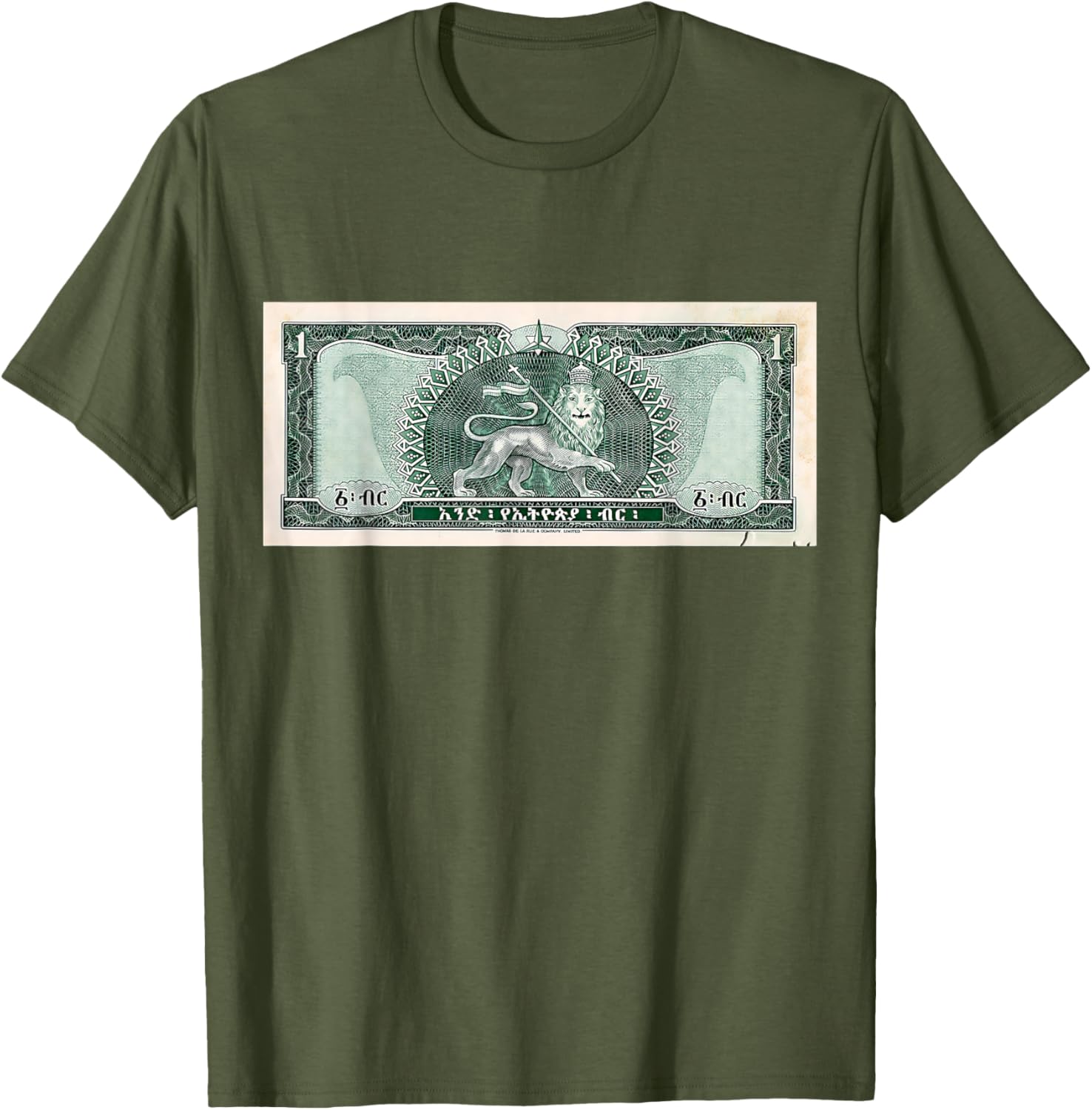 Empire Haile Selassie Moa Anbessa Dollar T-Shirt for Fans and Collectors - 6