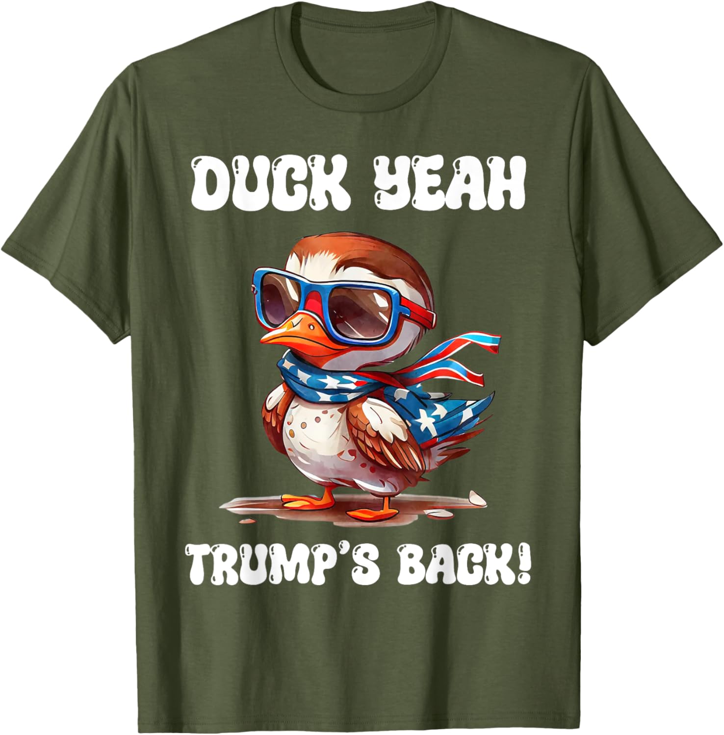Duck Yeah Trump Is Back T-Shirt for 47th President Fans - 7