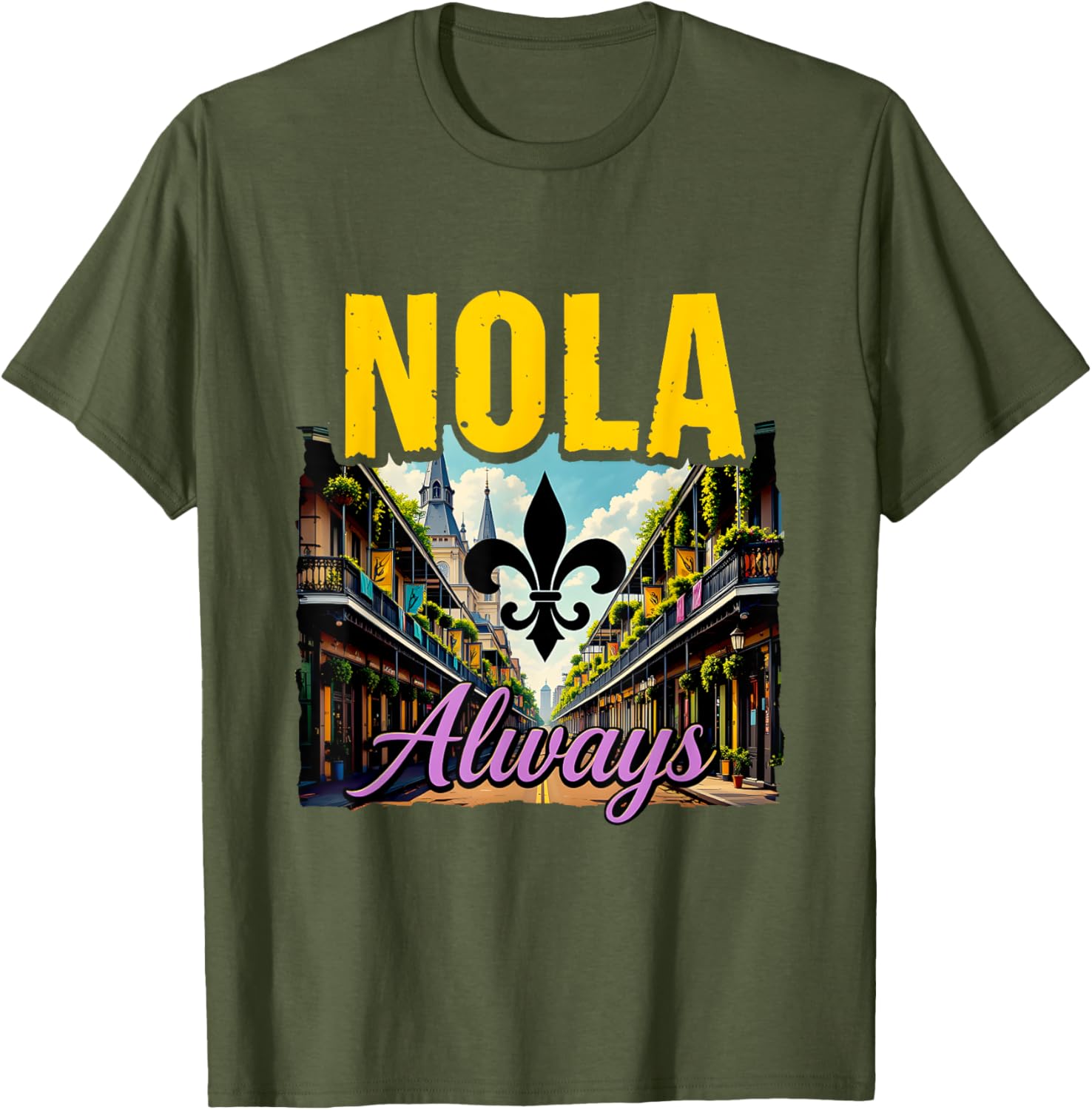 NOLA Never Forget New Orleans Support T-Shirt for Proud Locals - 25
