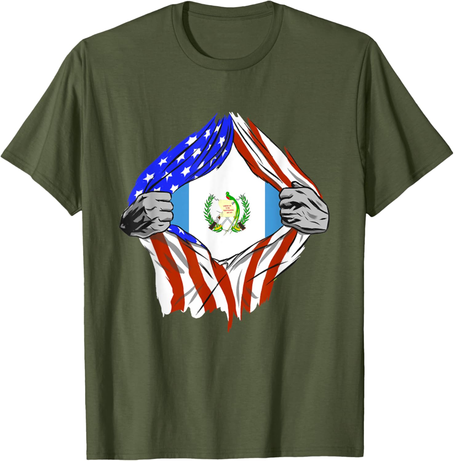 Guatemala Flag T-Shirt for Proud Patriots | Stylish American Apparel - 27