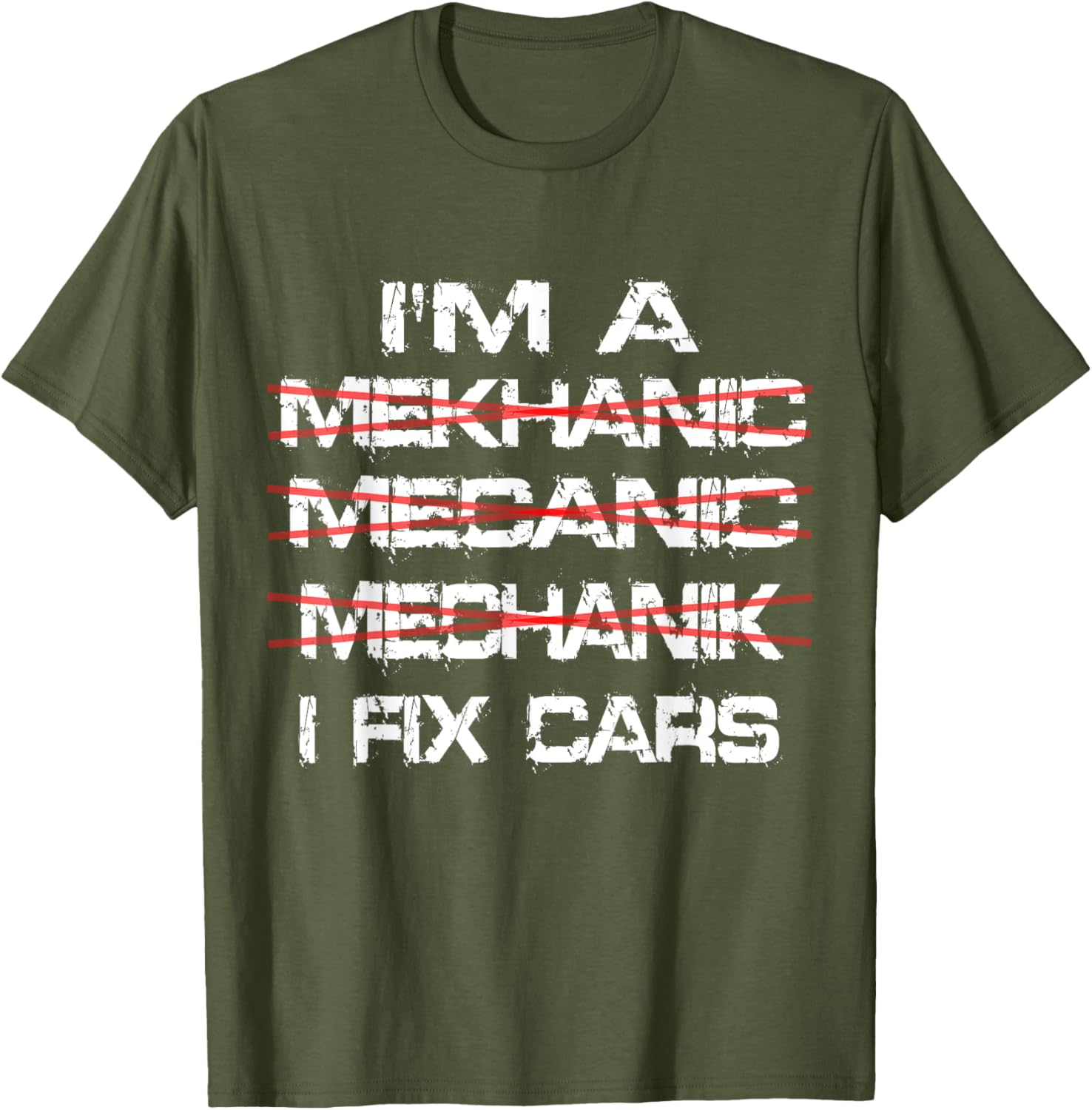 Funny I'm a Mekhanic T-Shirt for Car Lovers and Mechanics - 3