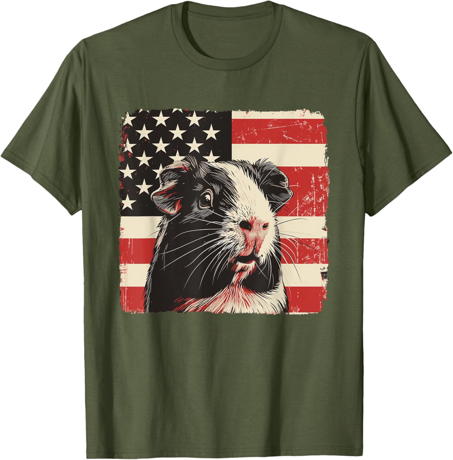 Patriotic Guinea Pig 4th of July T-Shirt for Boys and Kids - 11