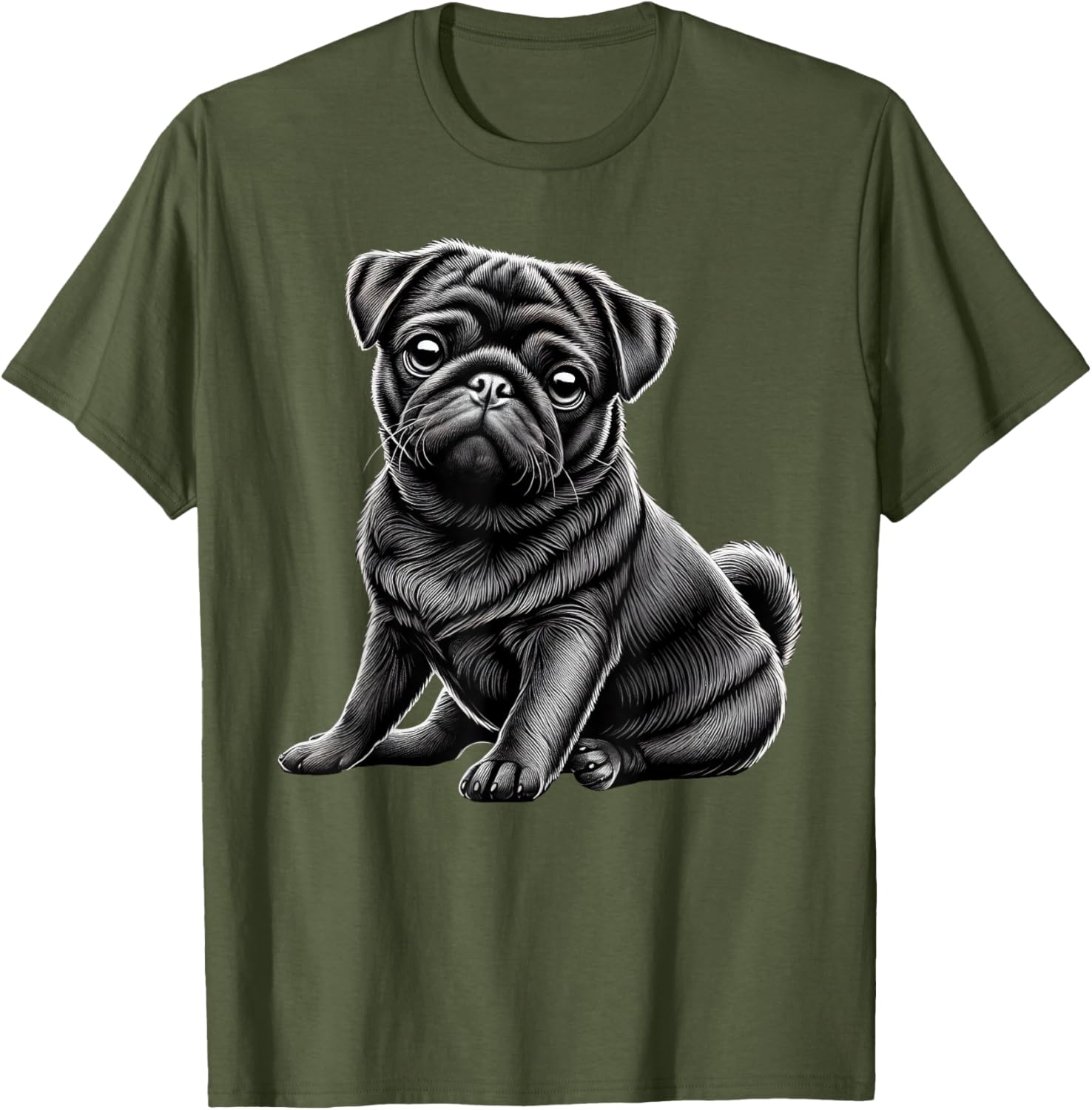 Adorable Black Pug T-Shirt for Men, Women, and Kids - Perfect Pet Gift - 9