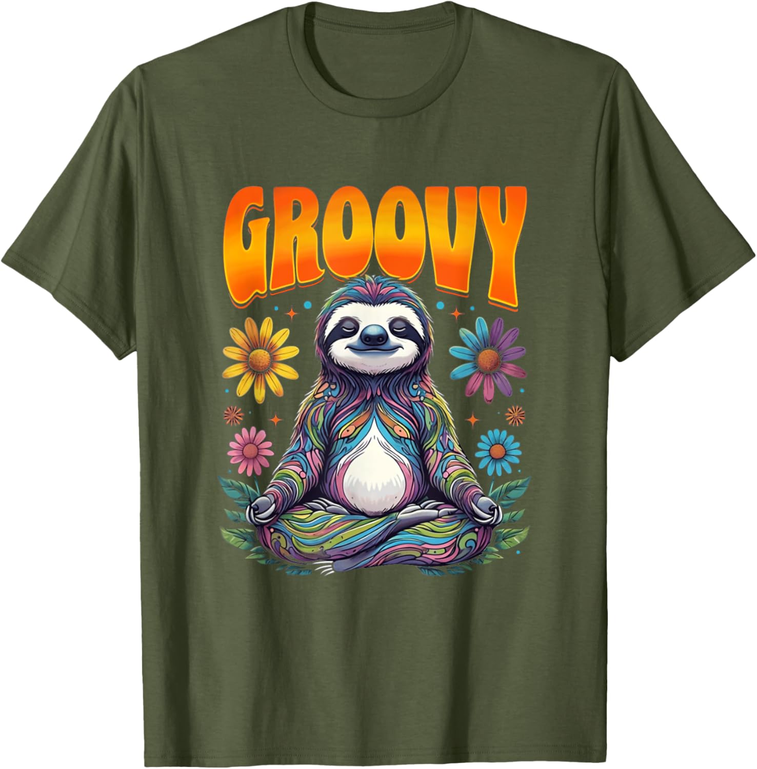 Groovy 70s Tie Dye T-Shirt for Men and Women - Hippie Style Apparel - 13
