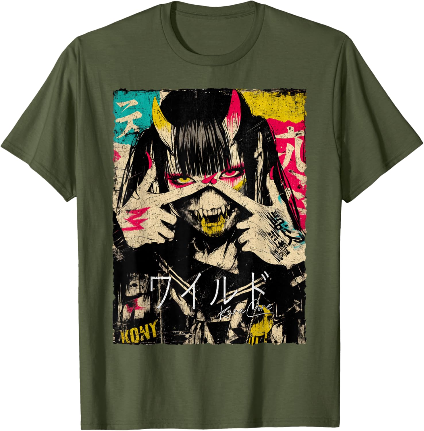 Japanese Cyberpunk Y2K Retro Techwear Anime T-Shirt for Street Style - 5