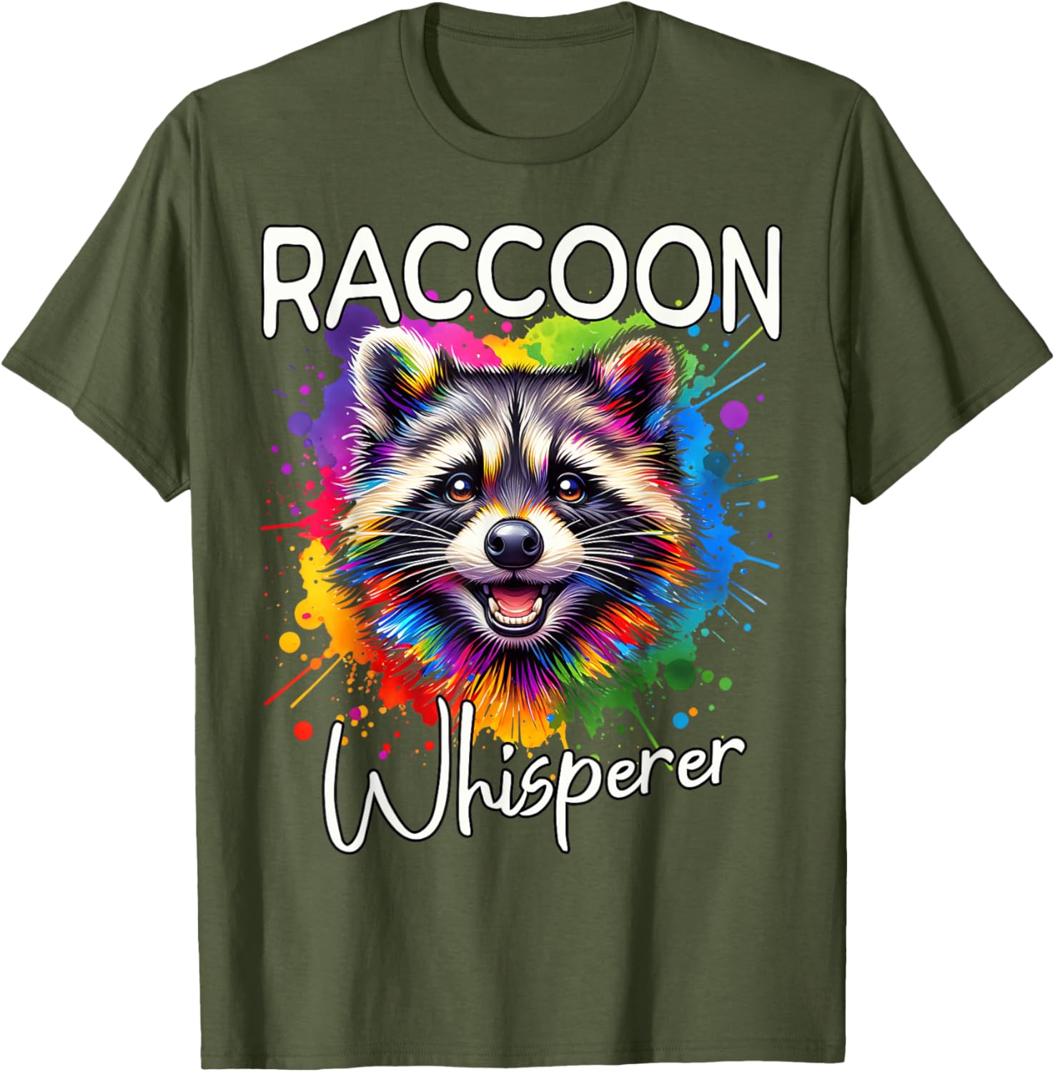 Cute North American Raccoon Whisperer T-Shirt for Animal Lovers - 18
