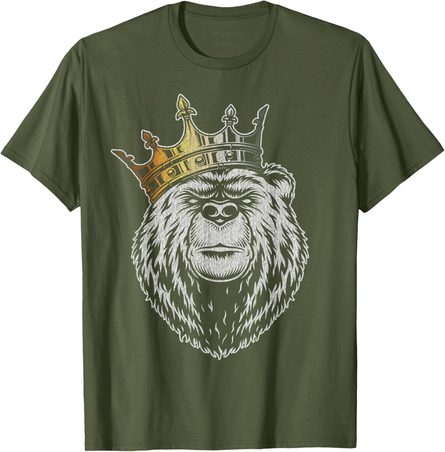 Bear Pride Majestic Crown T-Shirt in Bear Flag Colors for Everyone - 13