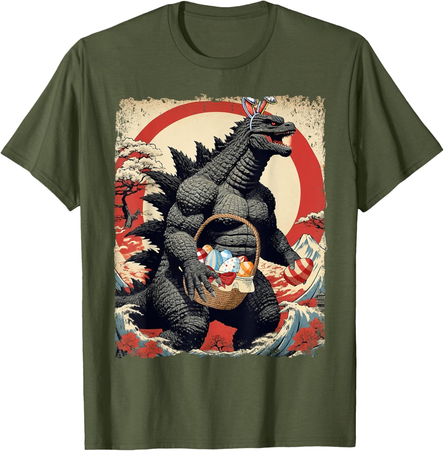 Kaiju Easter Vintage Shirt for Kids featuring Monster Eggs T-Shirt - 26