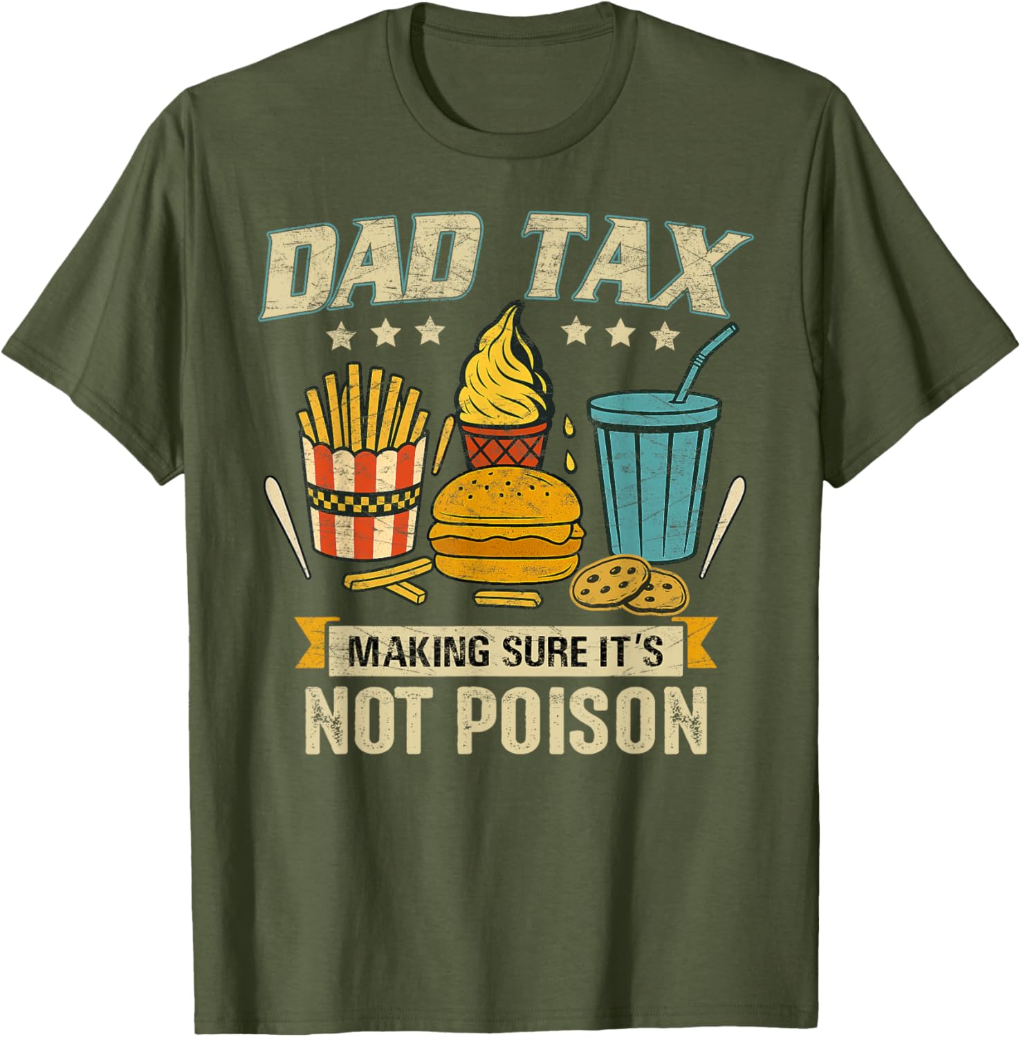 Funny Father's Day T-Shirt Dad Tax Design for Men - Great Gift Idea - 15