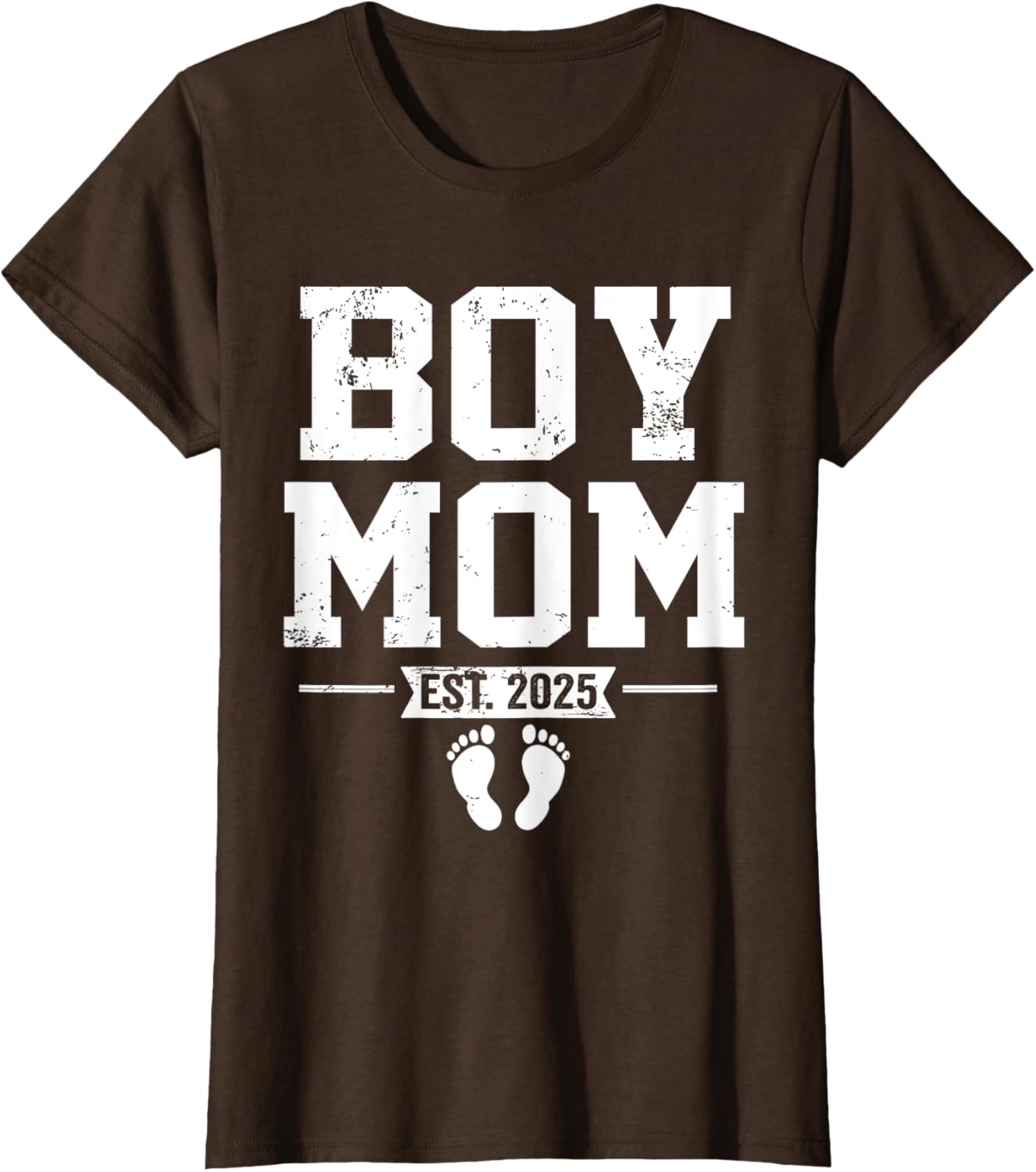 Boy Mom Established 2025 Newborn Mother's Day Gift T-Shirt - 22