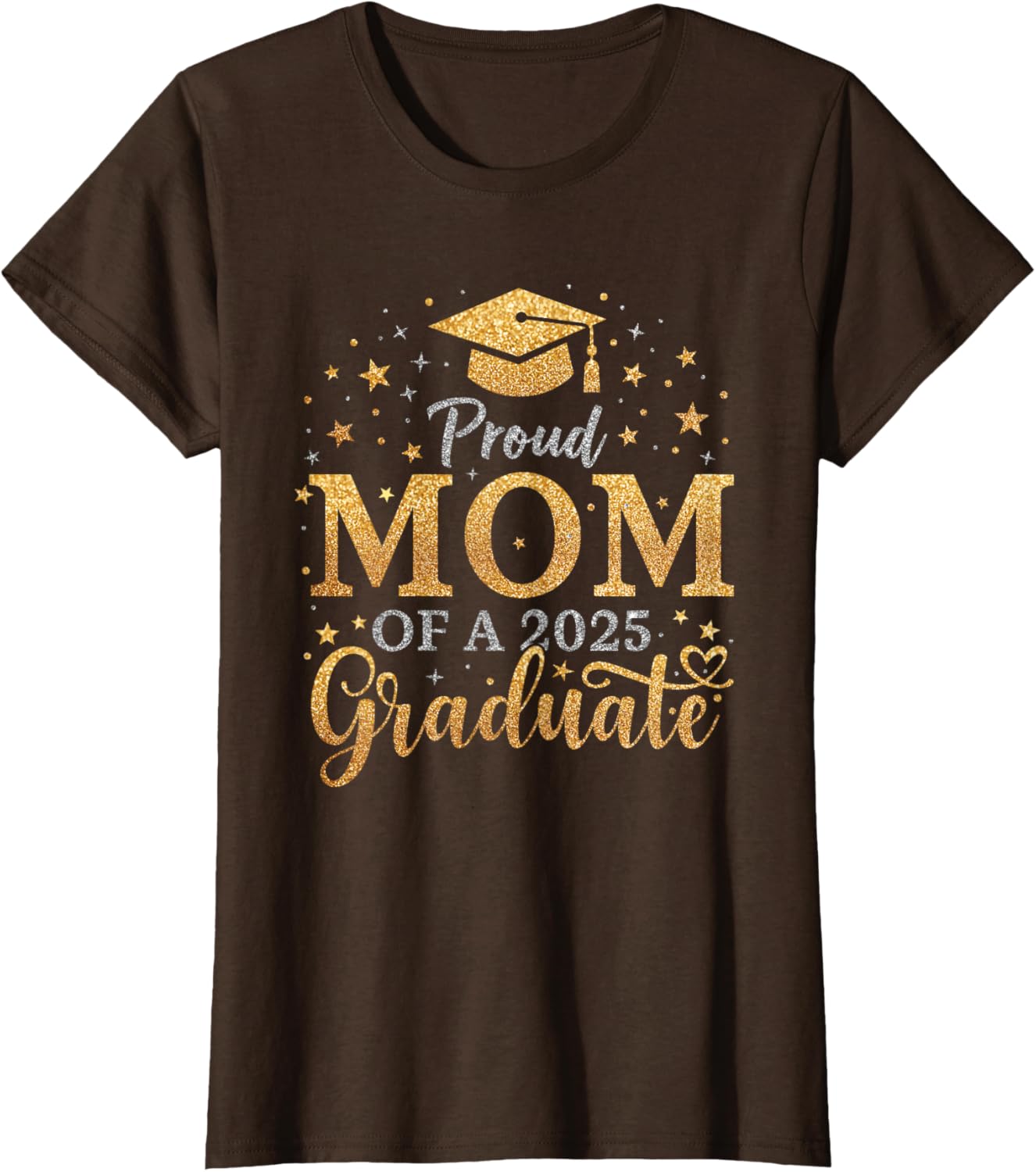 Funny Senior Mom of Class of 2025 Graduate T-Shirt for Proud Moms - 8