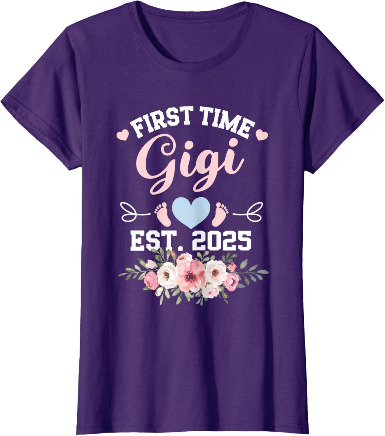 Gigi 2025 Mother's Day T-Shirt for New Moms - Cute Pregnancy Apparel - 4