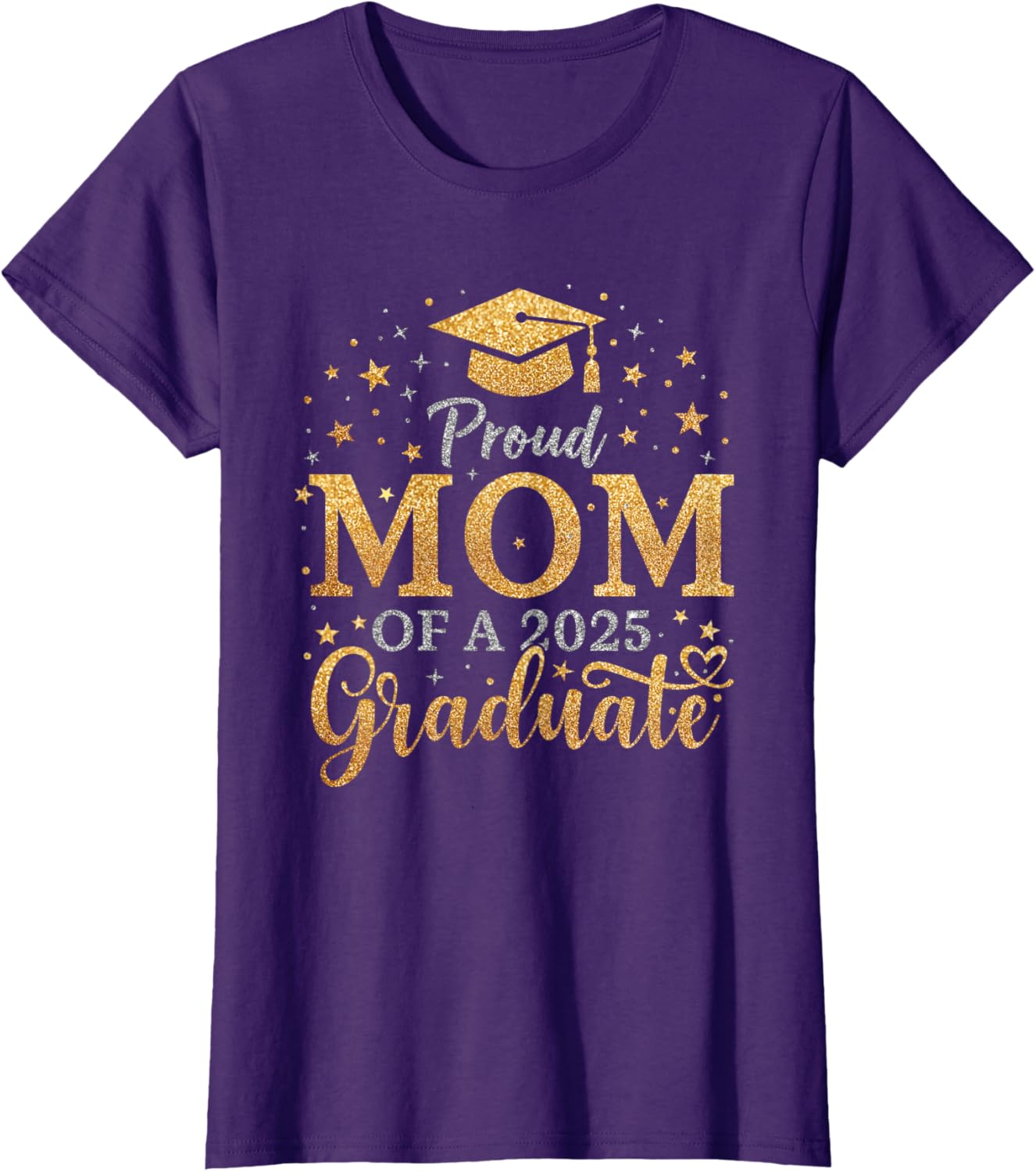 Funny Senior Mom of Class of 2025 Graduate T-Shirt for Proud Moms - 1