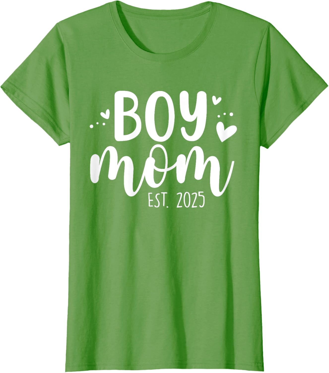 Girls Boy Mom Est 2025 My First Mother's Day Cute T-Shirt for Moms - 13