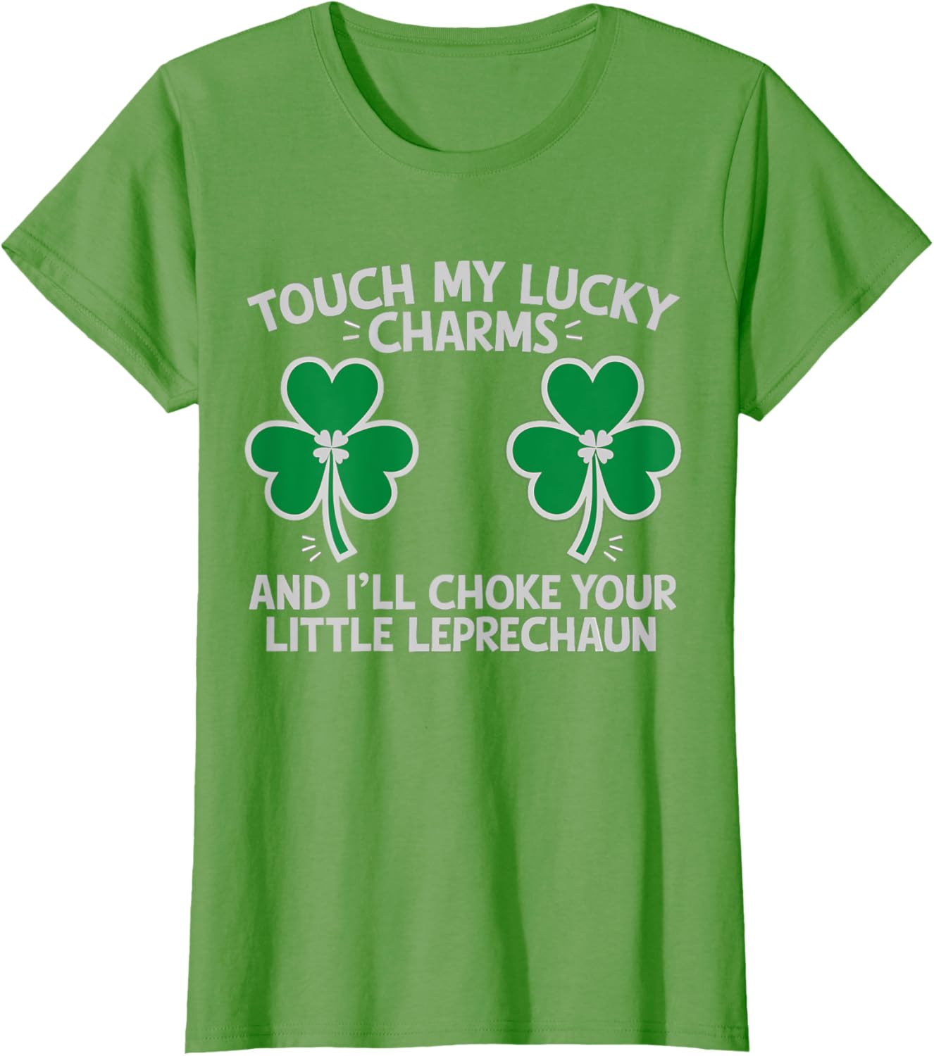 St Patricks Day Touch My Lucky Charm Fun T-Shirt for Saint Paddy's Festivities - 3