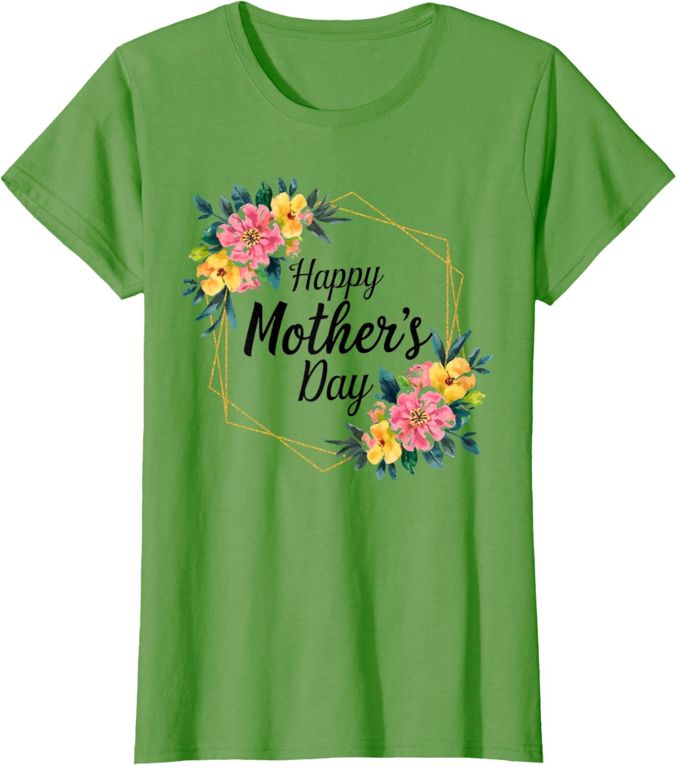 Floral Happy Mother's Day T-Shirt for Mom Mama Grandma Women - 15