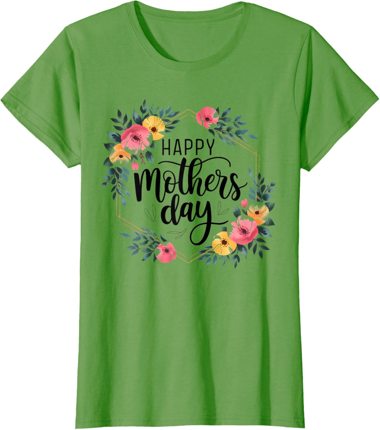 Floral Happy Mother’s Day T-Shirt for Moms and Grandmas - Stylish Gift - 15