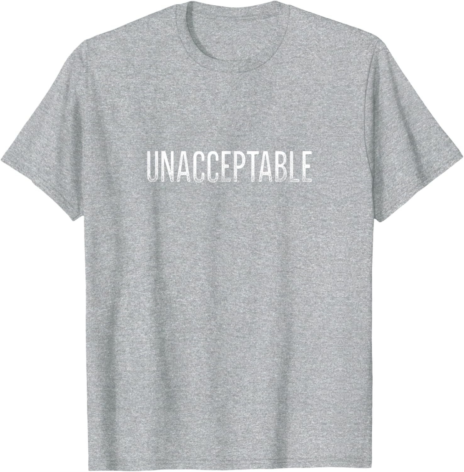 Unacceptable Vintage Style T-Shirt for Trendy Fashion Lovers - 7