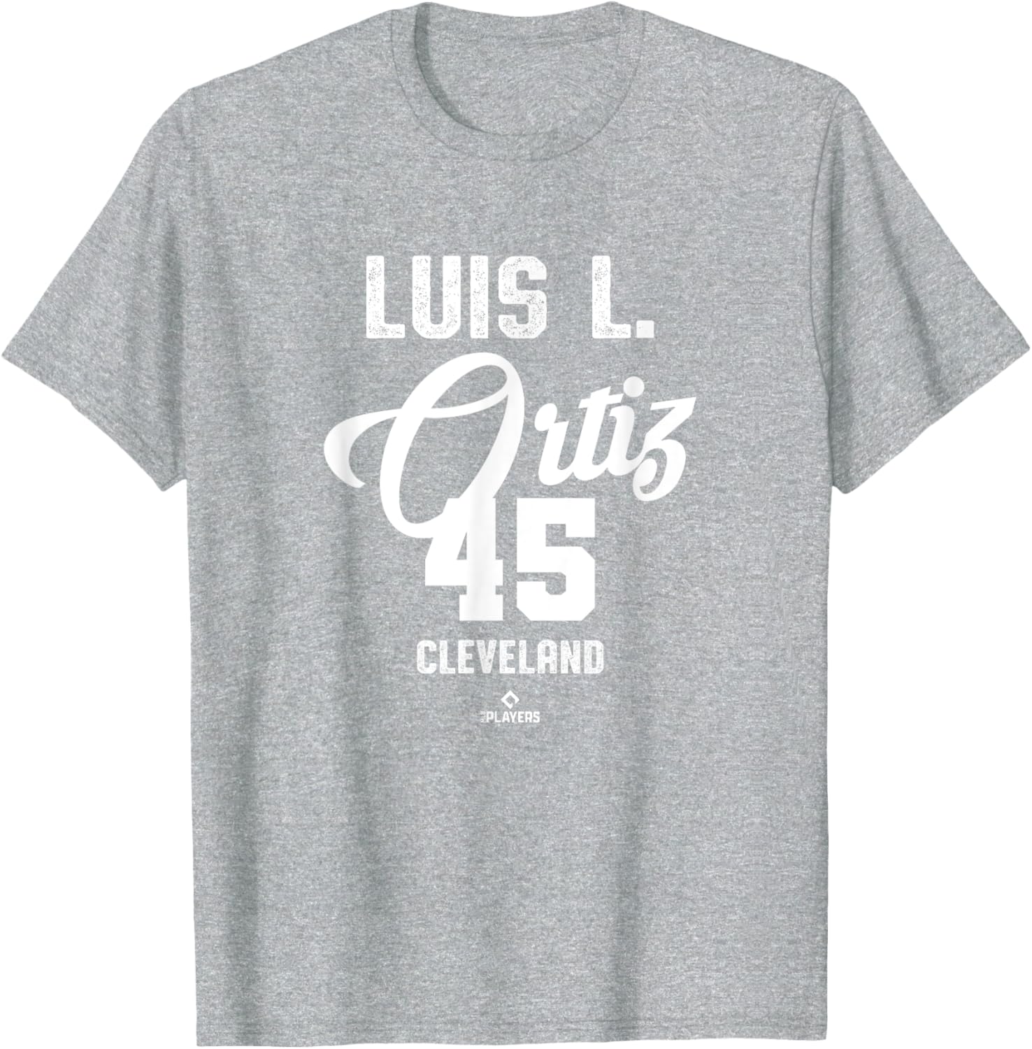 Luis Ortiz 45 Cleveland Baseball Vintage MLBPA T-Shirt for Fans - 2