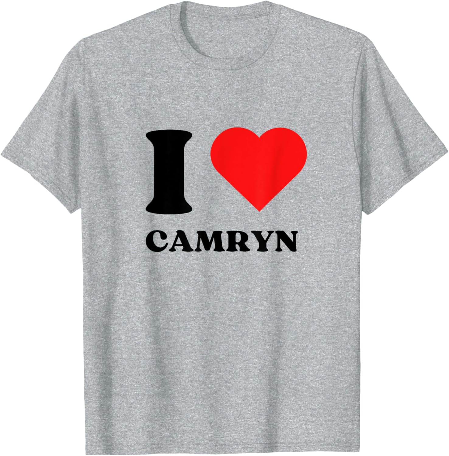 I Love Camryn Y2K Valentine's Day T-Shirt for Trendy Fashion Lovers - 1