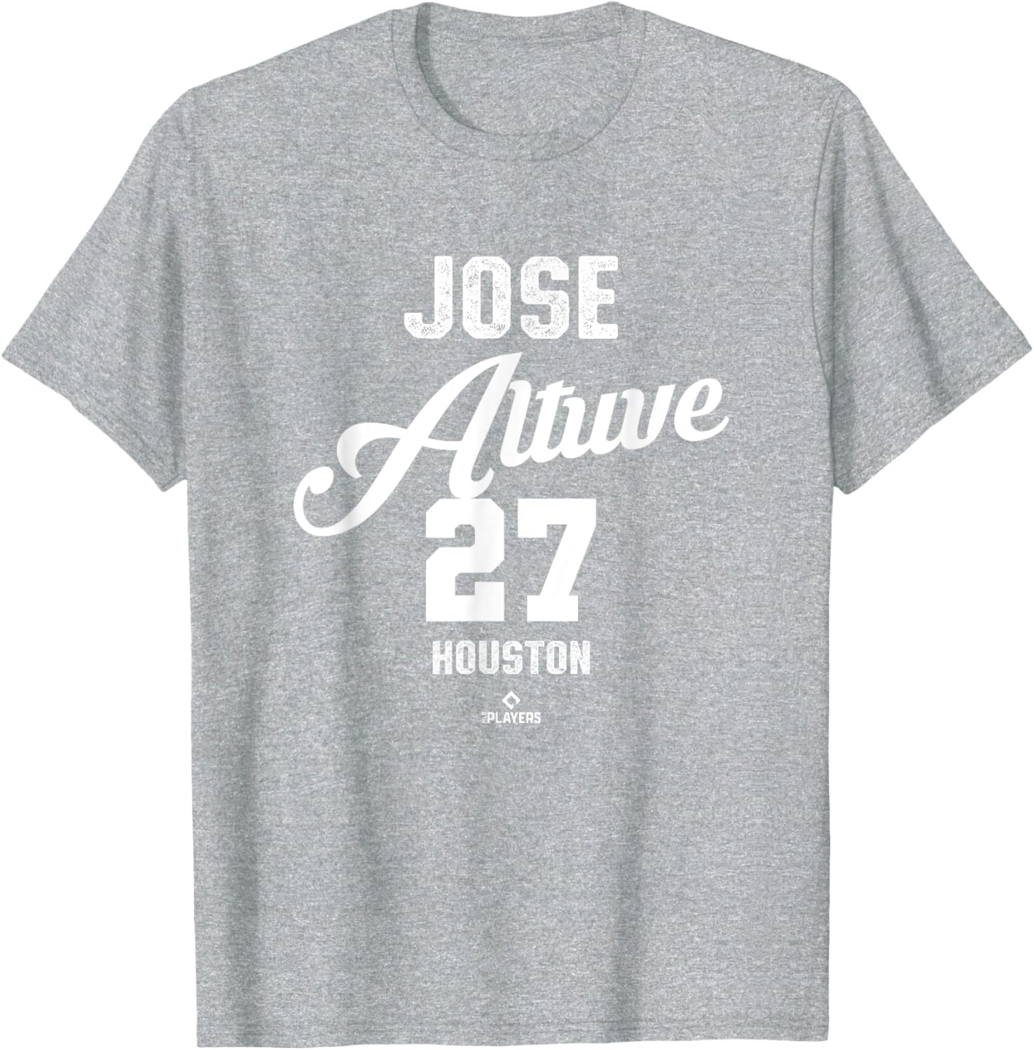 Jose Altuve 27 Houston Vintage MLB T-Shirt for Baseball Fans - 1