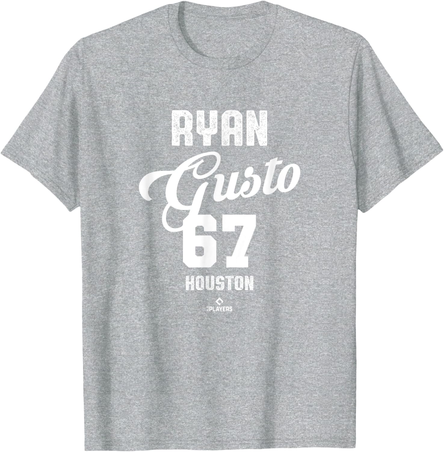 Ryan Gusto 67 Houston Vintage MLBPA T-Shirt Perfect for Baseball Fans - 1