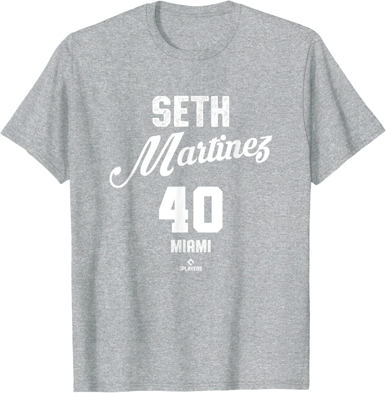 Seth Martinez Vintage Miami Baseball T-Shirt Classic MLBPA Apparel - 4