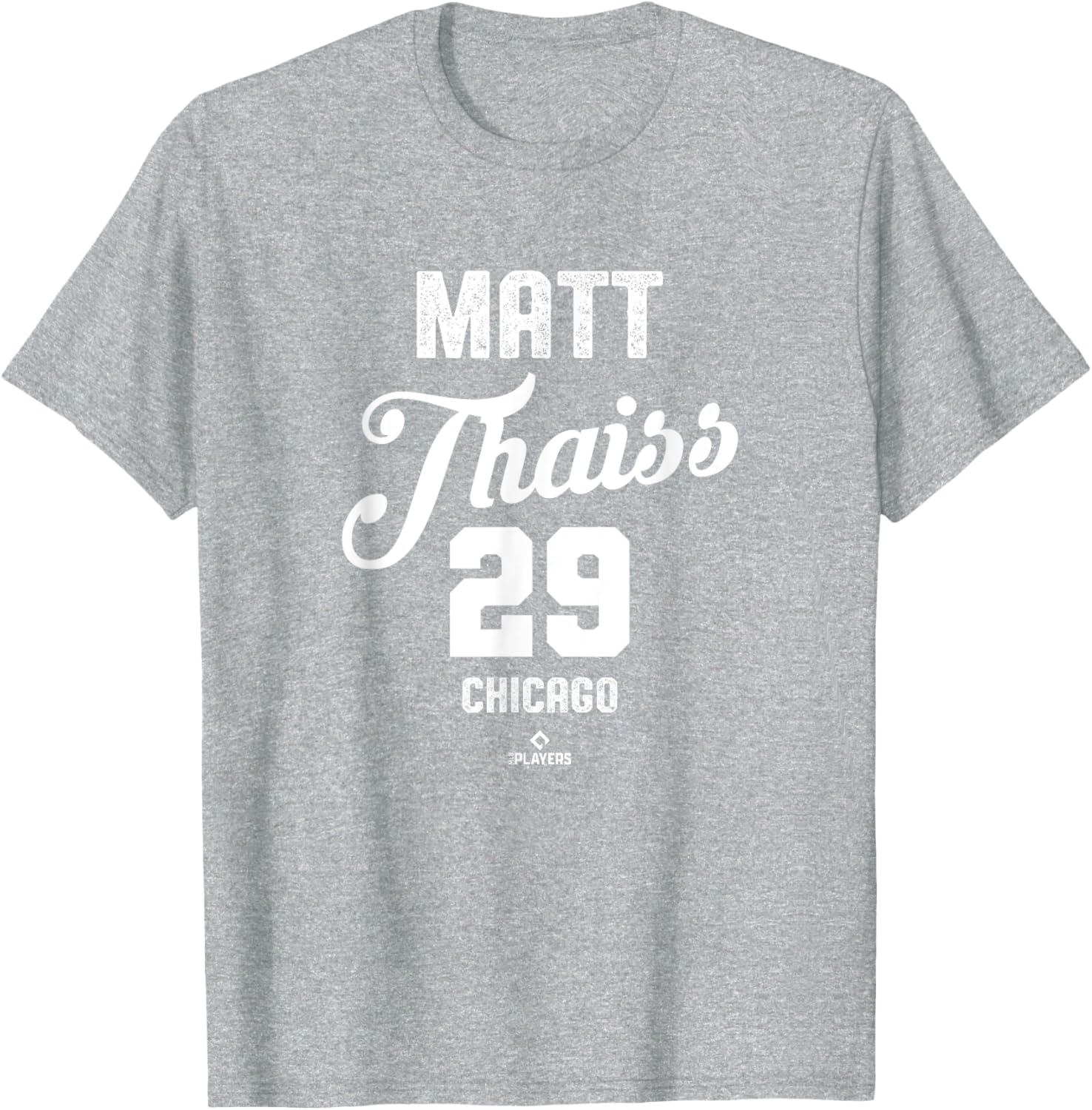 Matt Thaiss 29 Chicago Baseball Vintage MLBPA T-Shirt for Fans - 3