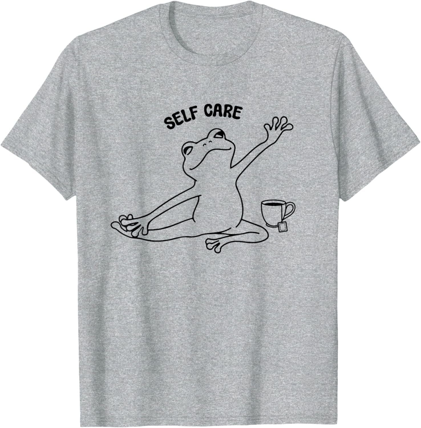 Self Care Frog T-Shirt Fun and Relaxing Apparel for Frog Lovers - 13