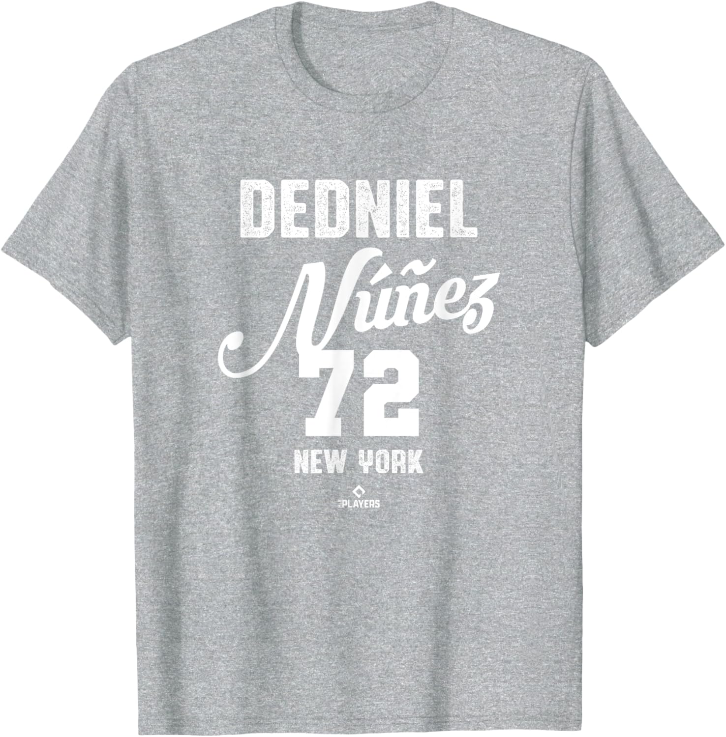 Dedniel Nunez 72 Vintage MLBPA New York Baseball T-Shirt for Fans - 4