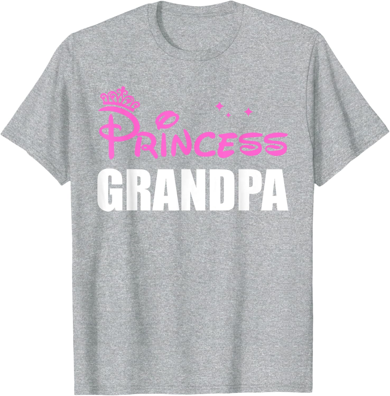 Granddaughter Princess Grandpa T-Shirt for Father's Day Gift - 3