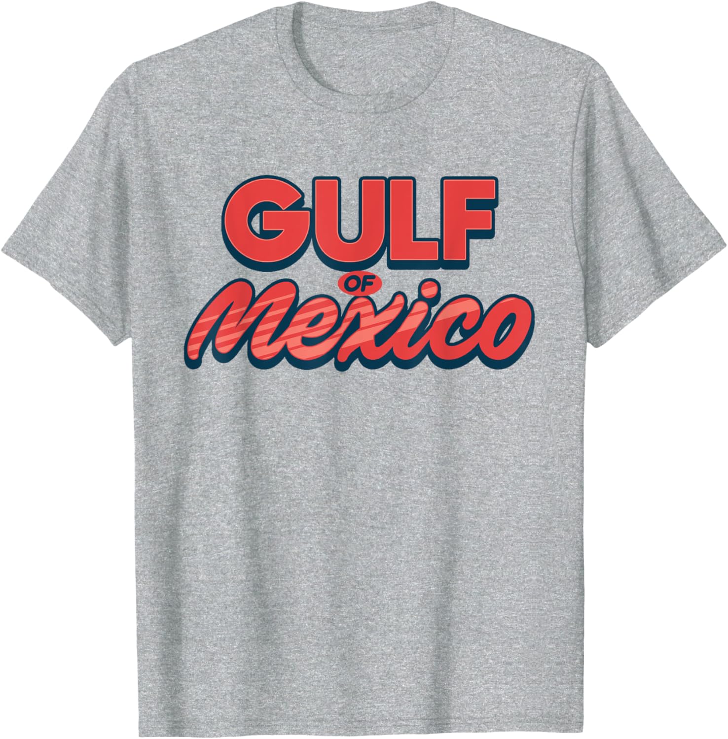 Gulf of Mexico Vintage Beach Vibes T-Shirt for Summer Fun - 5