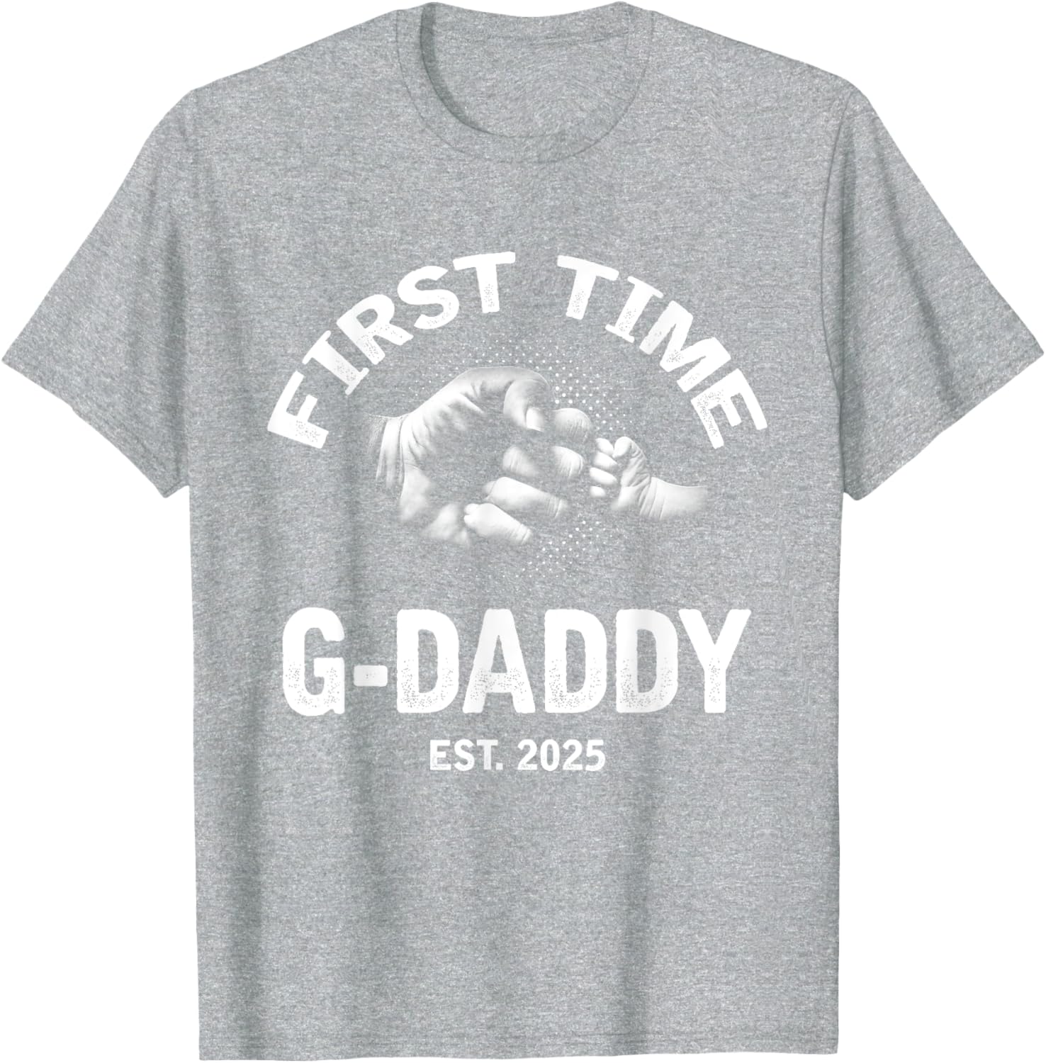 First Time G-Daddy 2025 Father's Day Vintage T-Shirt for Proud Dads - 9