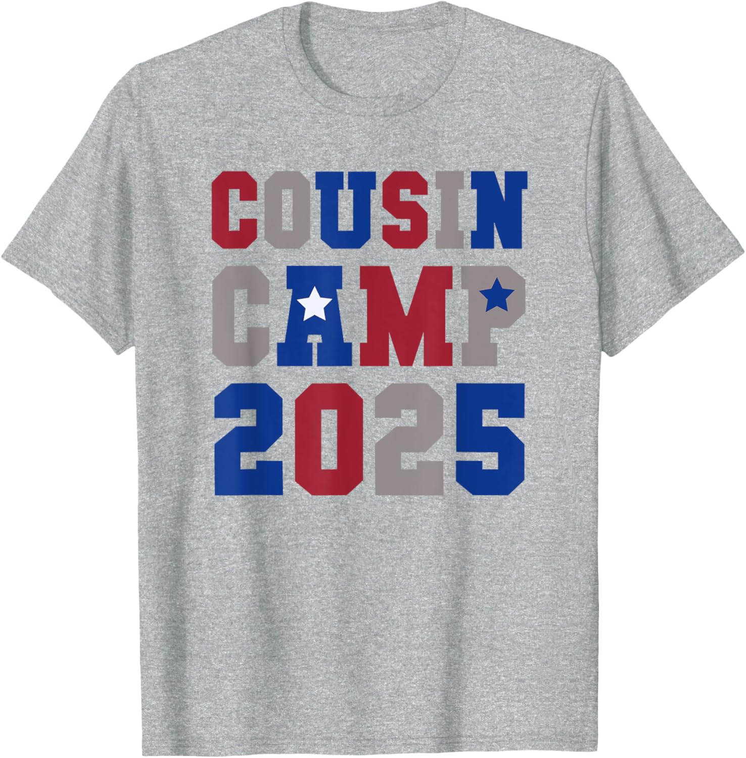 Cute Cousin Camp 2025 Family Reunion T-Shirt for Boys and Girls - 5