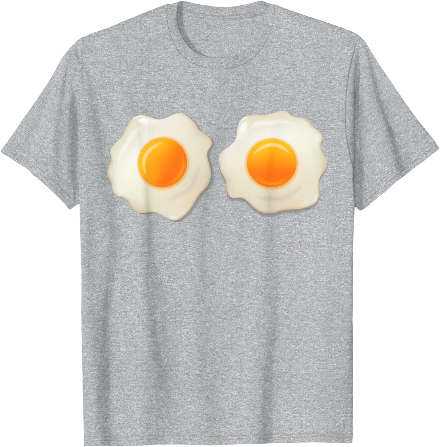 Double Fried Eggs Sunny Side Up T-Shirt for Food Lovers and Fun Apparel - 7