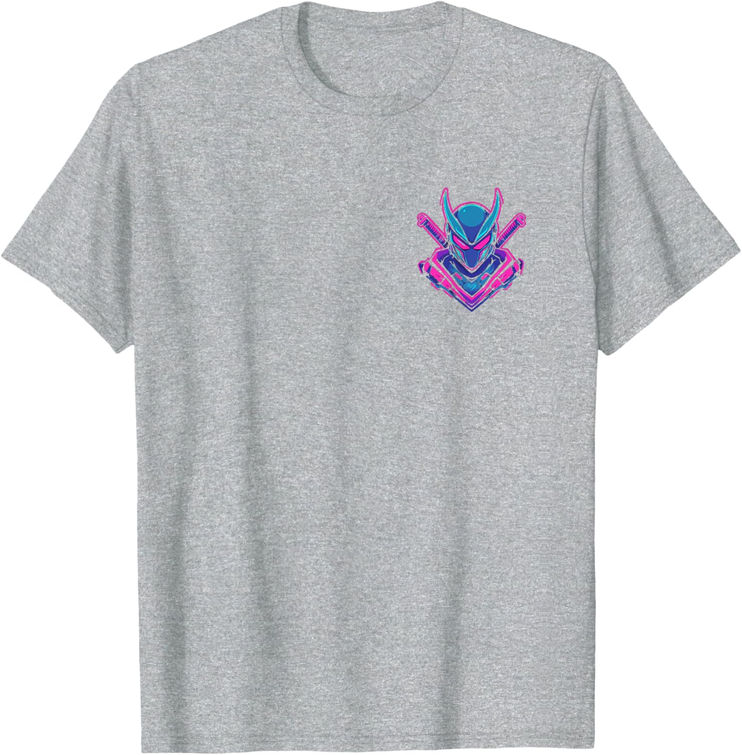 Cyberpunk Mech Samurai Anime Retro Gaming T-Shirt for Gamers - 1