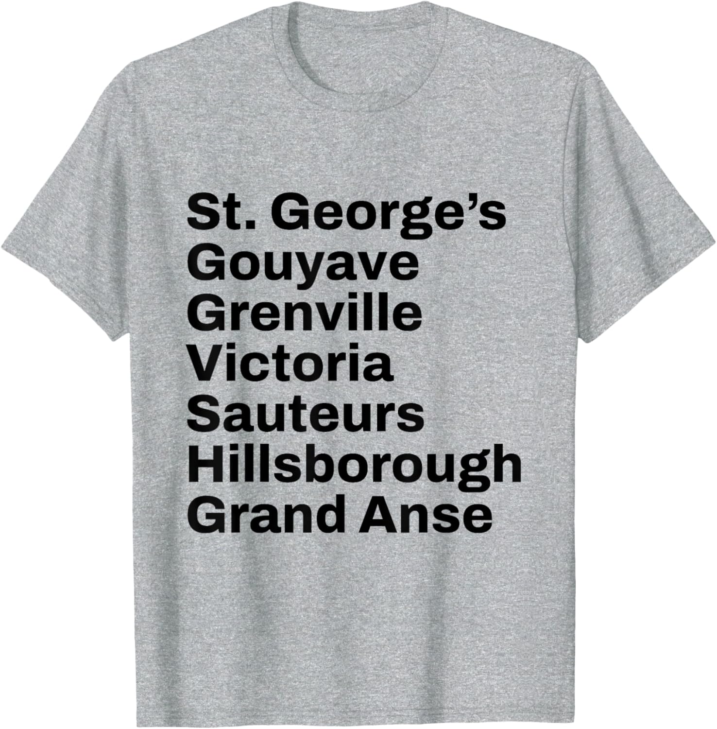 Grenada Cities and Towns Travel T-Shirt for Adventurers and Explorers - 6