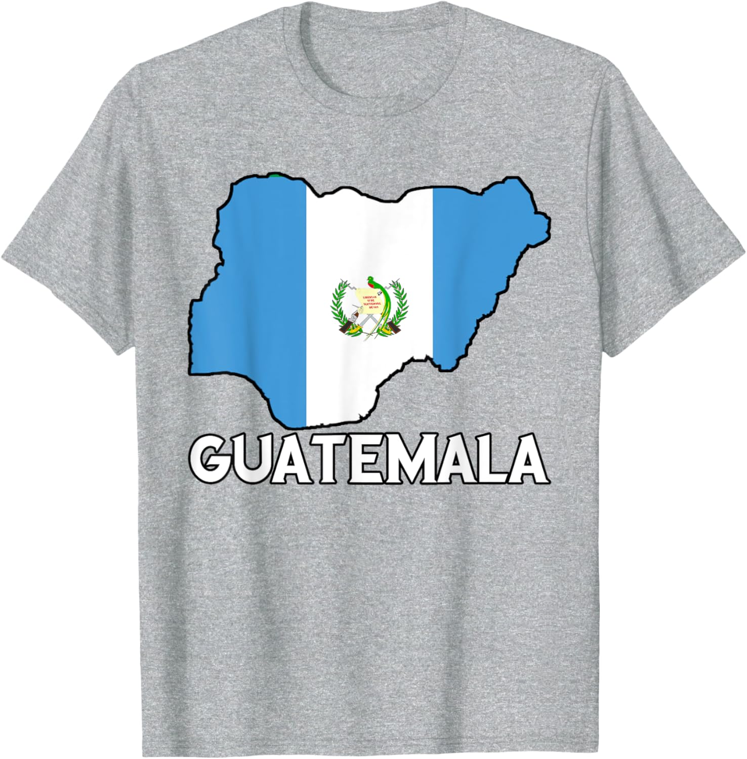 Guatemalan Pride T-Shirt with Flag Map for Cultural Connection - 22