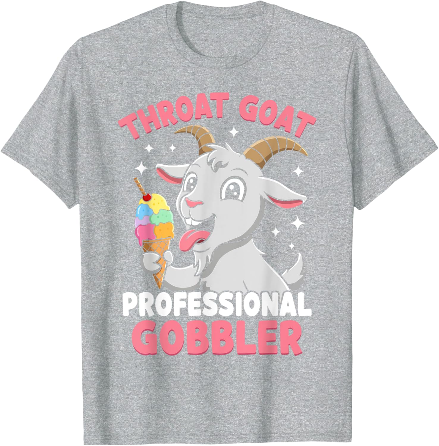 Funny Throat Goat Gobbler Humor T-Shirt for Quirky Style Enthusiasts - 2