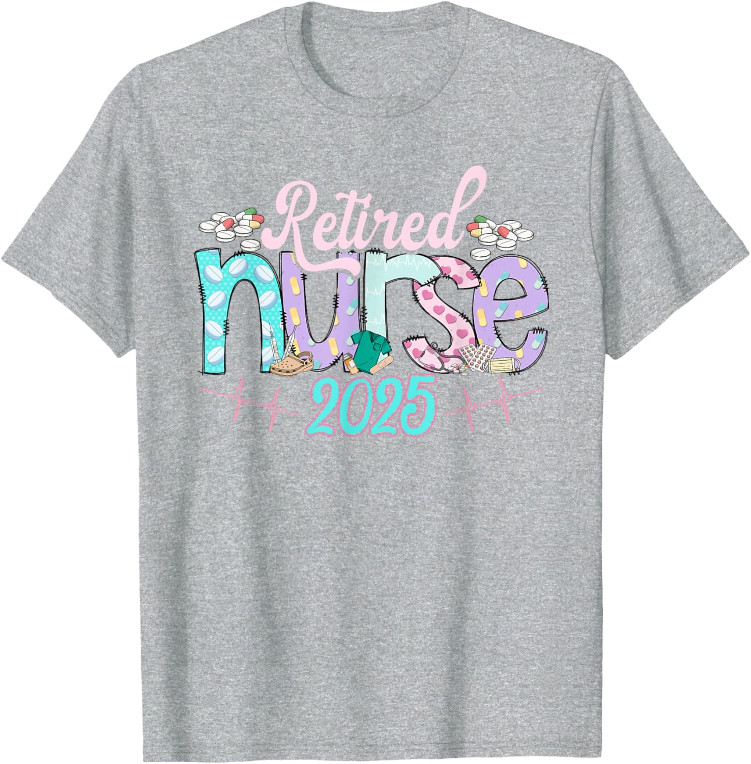 Tie Dye Retired Nurse T-Shirt 2025 Perfect Gift for Nurses - 27