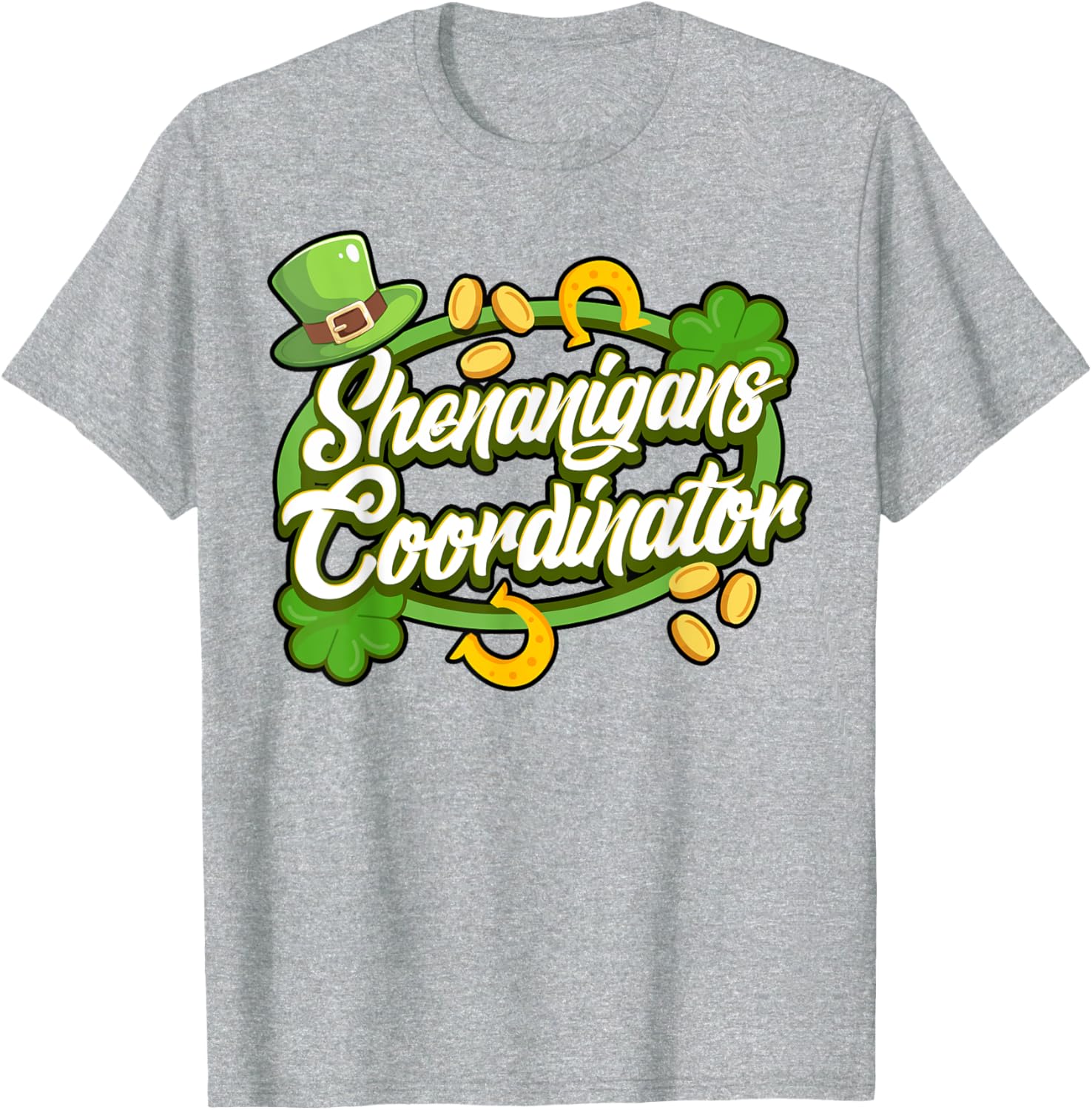 Funny Shenanigans Coordinator St Patrick's Day T-Shirt for Fun Celebrations - 16