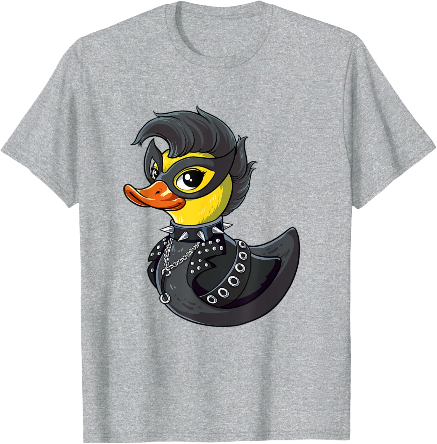 Punk Duck Rocker T-Shirt for Music Lovers - Cool Graphic Tee - 16