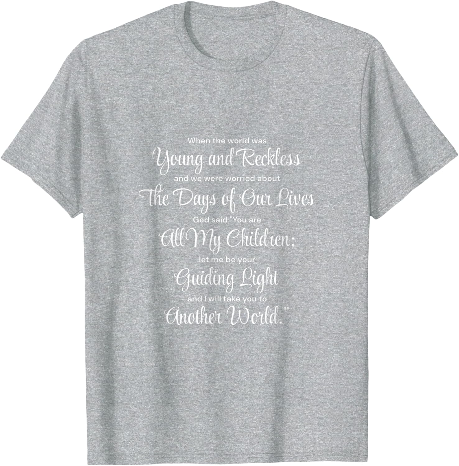 Christian Soap Opera Story T-Shirt Faith Inspired Clothing for Believers - 6