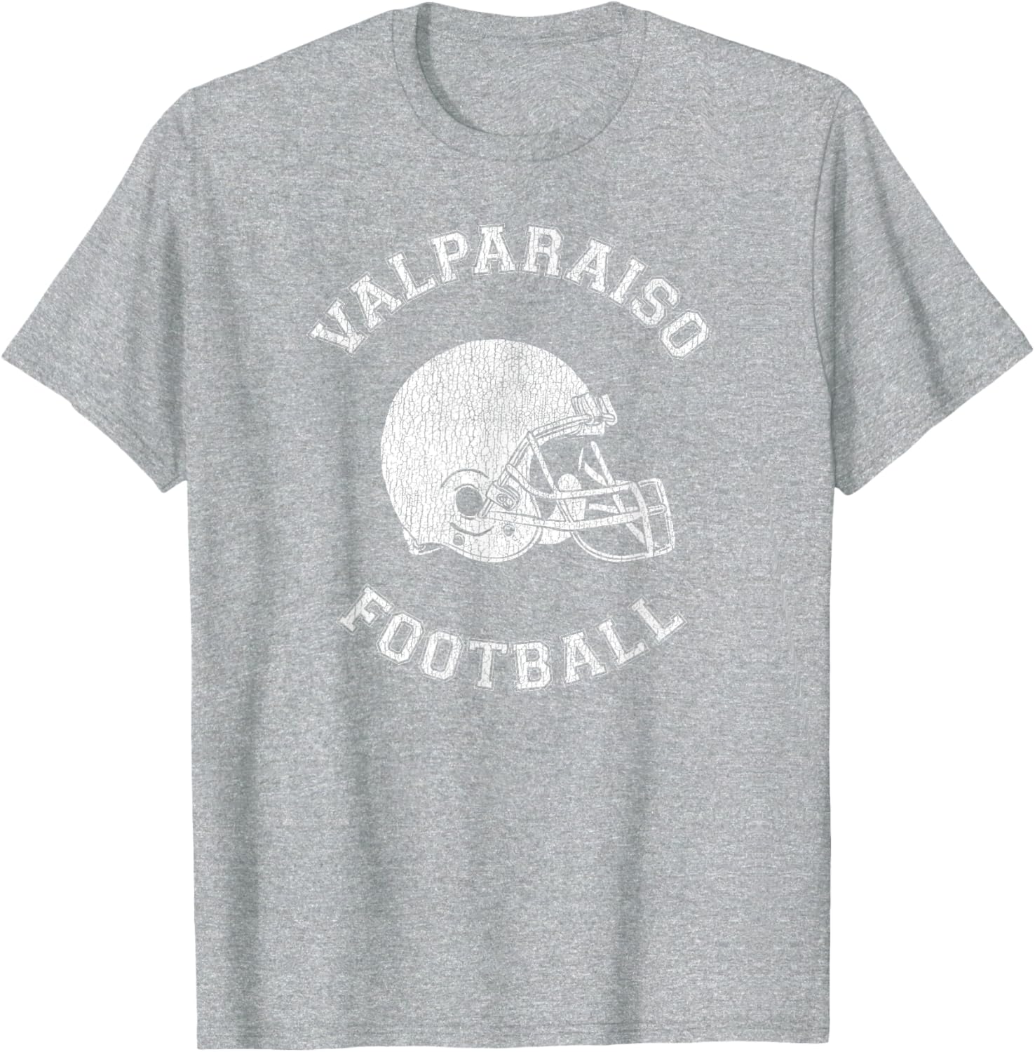 Valparaiso Retro 1980s Distressed Football T-Shirt for Vintage Style Lovers - 9