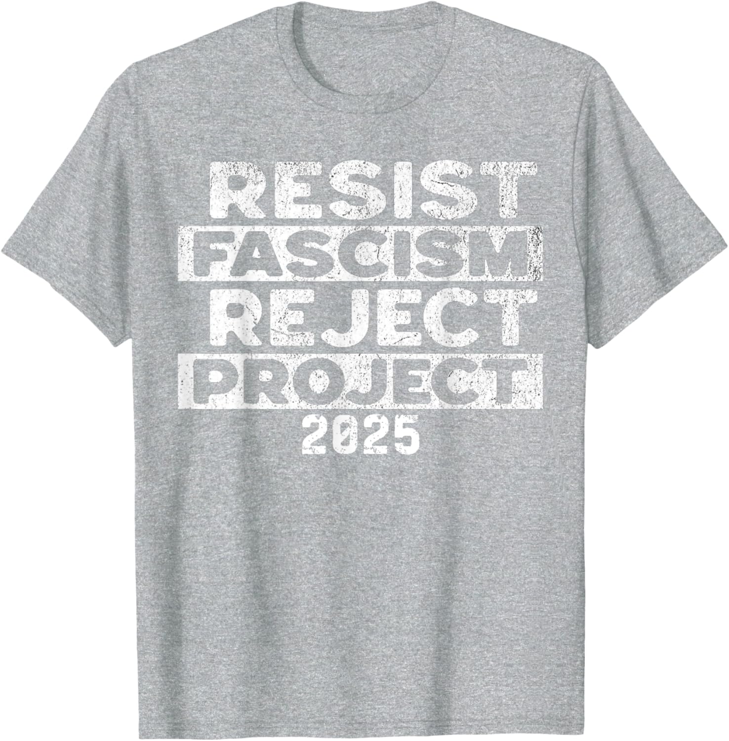 Resist Fascism Reject Project 2025 T-Shirt - Powerful Statement Apparel - 15